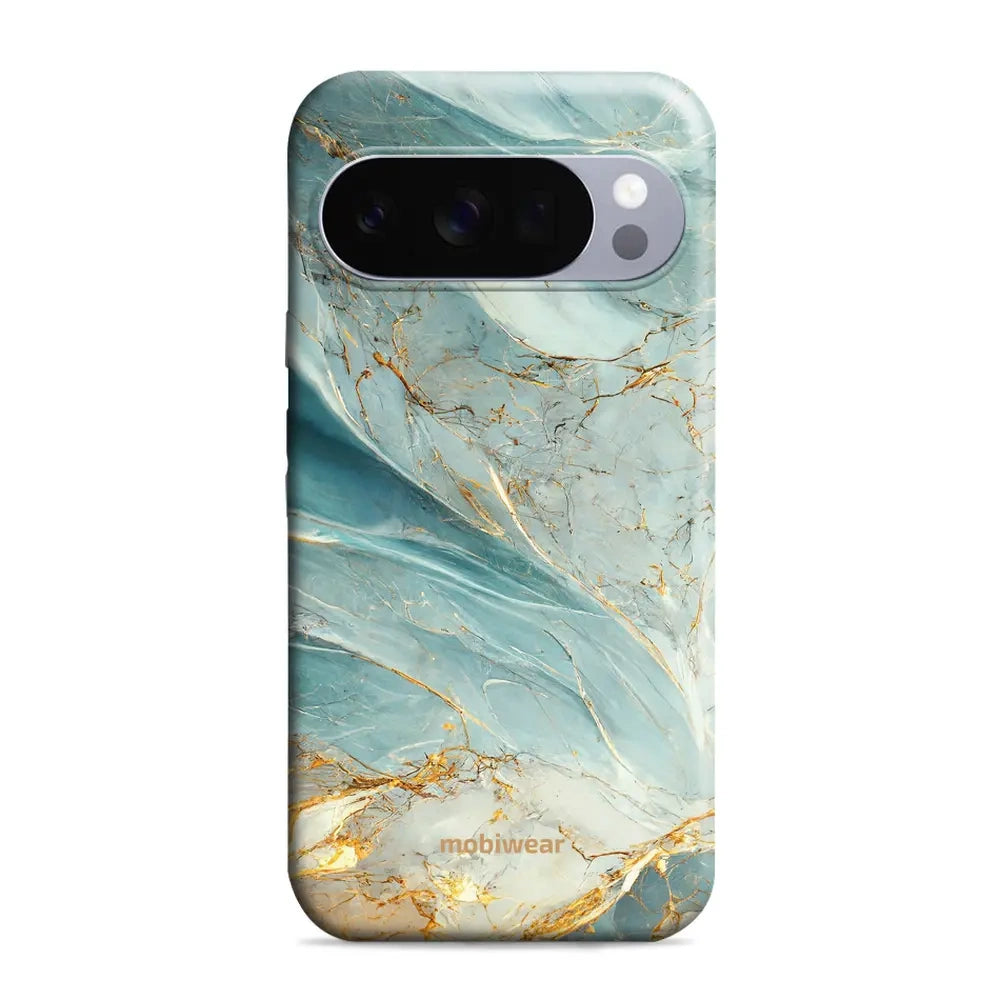 Handyhülle für Pixel 10 Pro, Mobiwear Elite Pro, Adern des Azur
