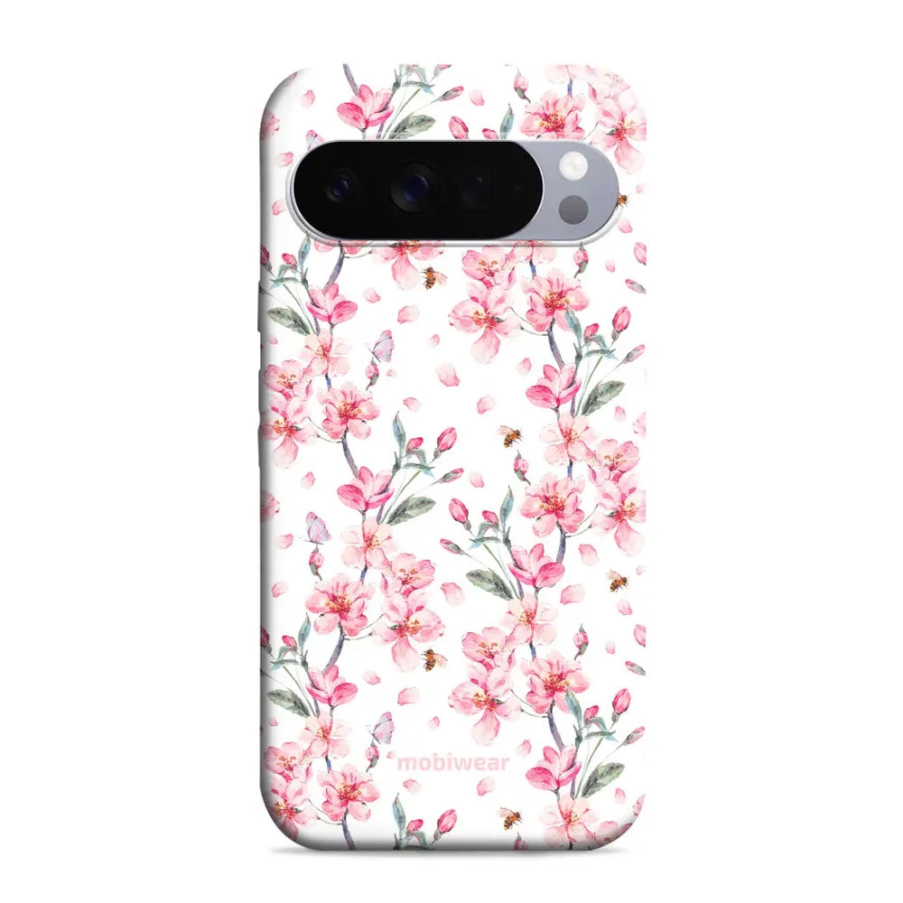 Handyhülle für Pixel 10 Pro XL, Mobiwear Elite Pro, Japanischer Blumenstrauß