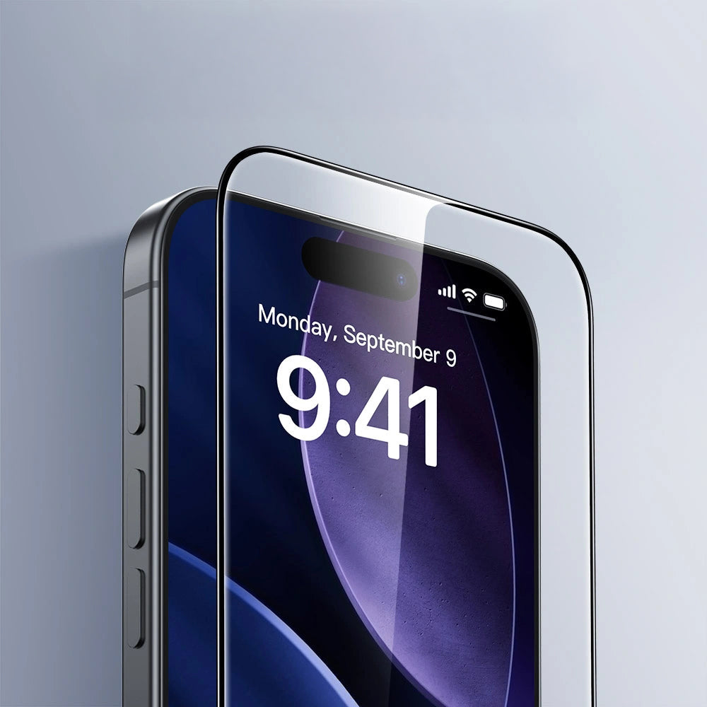 Gehärtetes Glas mit Positionierungsrahmen für iPhone 17 / iPhone 16 Pro, ESR UltraFit Tempered Glass, 2 Stück