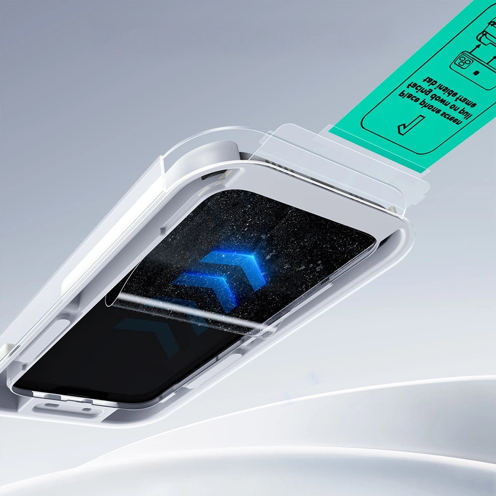 Gehärtetes Glas mit Positionierungsrahmen für iPhone Air, ESR UltraFit Tempered Glass, 2 Stück