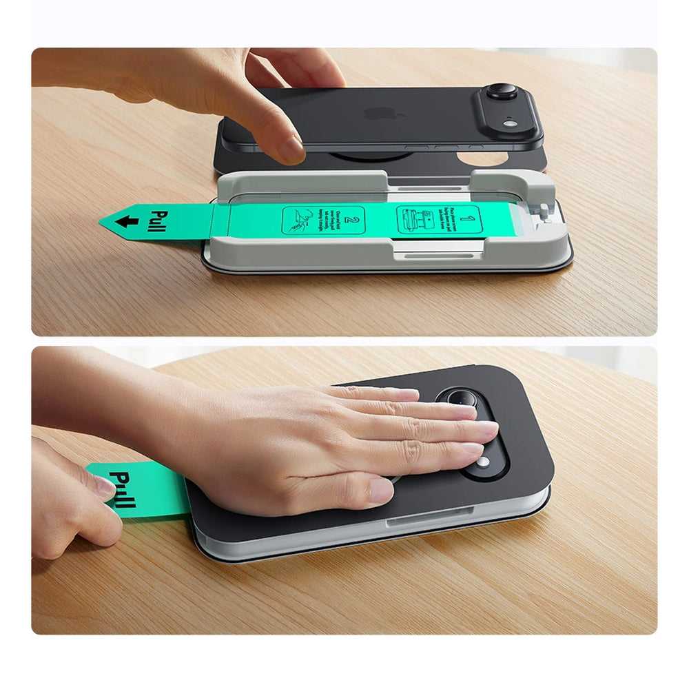 Gehärtetes Glas mit Positionierungsrahmen für iPhone Air, ESR UltraFit Tempered Glass, 2 Stück