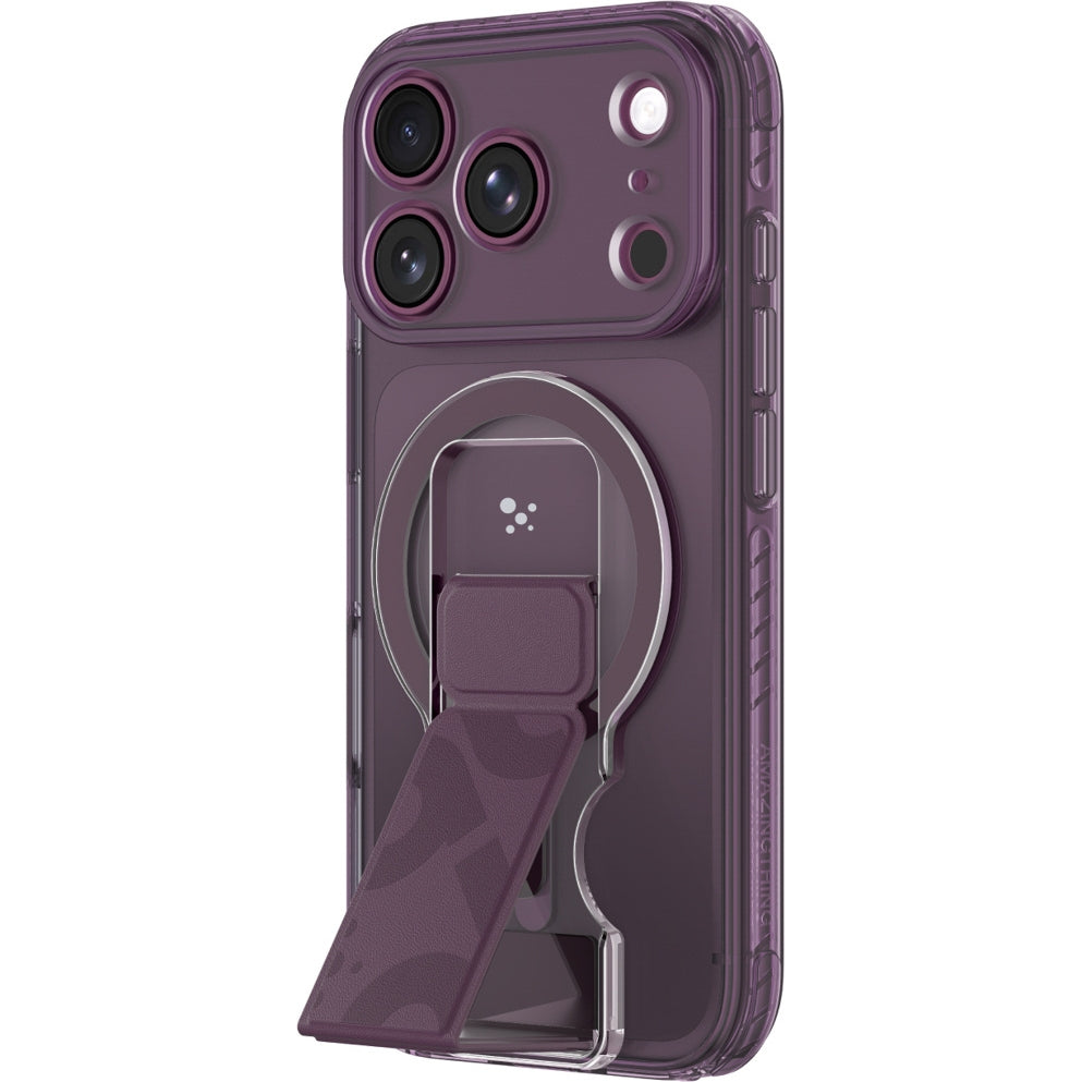 Hülle für iPhone 18 Pro Max AmazingThing Titan Pro Lens Stand Set, Violett (4/8)