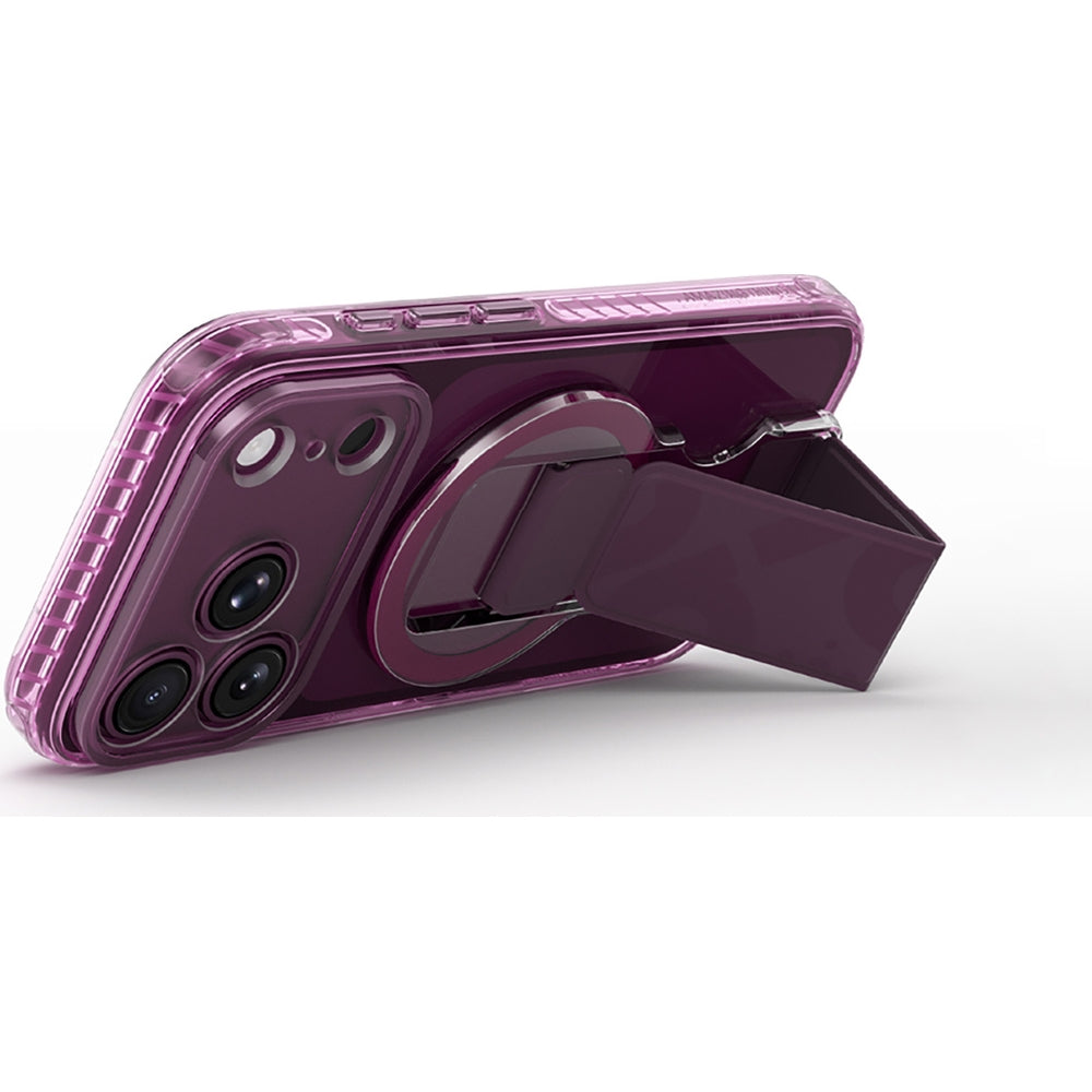 Hülle für iPhone 18 Pro Max AmazingThing Titan Pro Lens Stand Set, Violett (8/8)