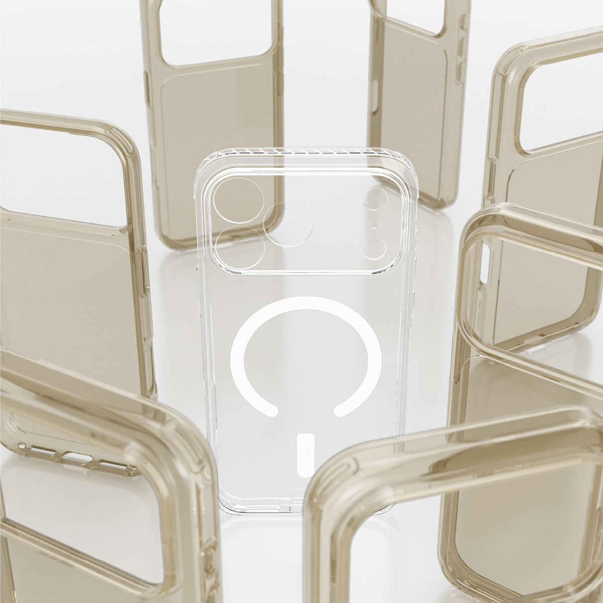 Hülle für iPhone 18 Pro Max AmazingThing Titan Pro Lens Stand Set, Transparent (8/8)