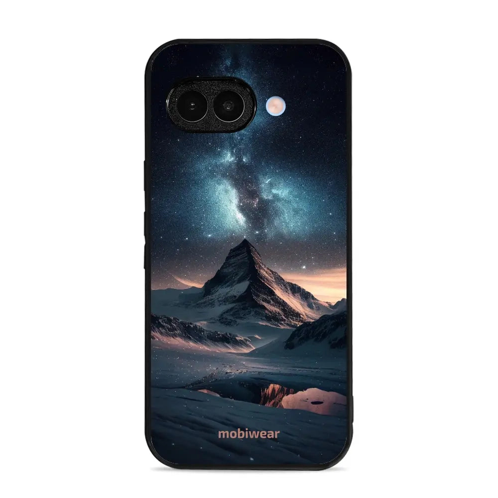 Handyhülle für Google Pixel 9a, Mobiwear Glossy Case, Nachtberg