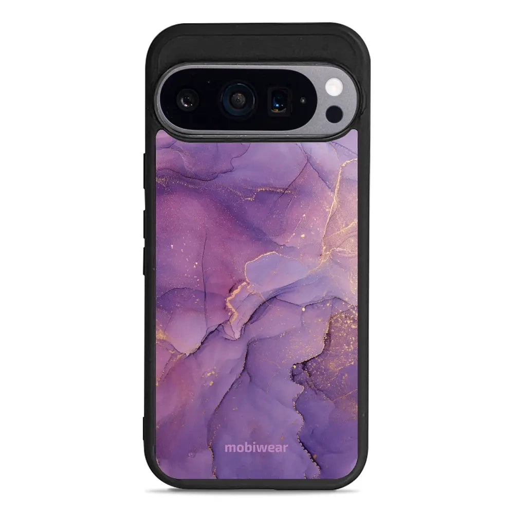 Handyhülle für Google Pixel 9, Mobiwear Glossy Case, Violett