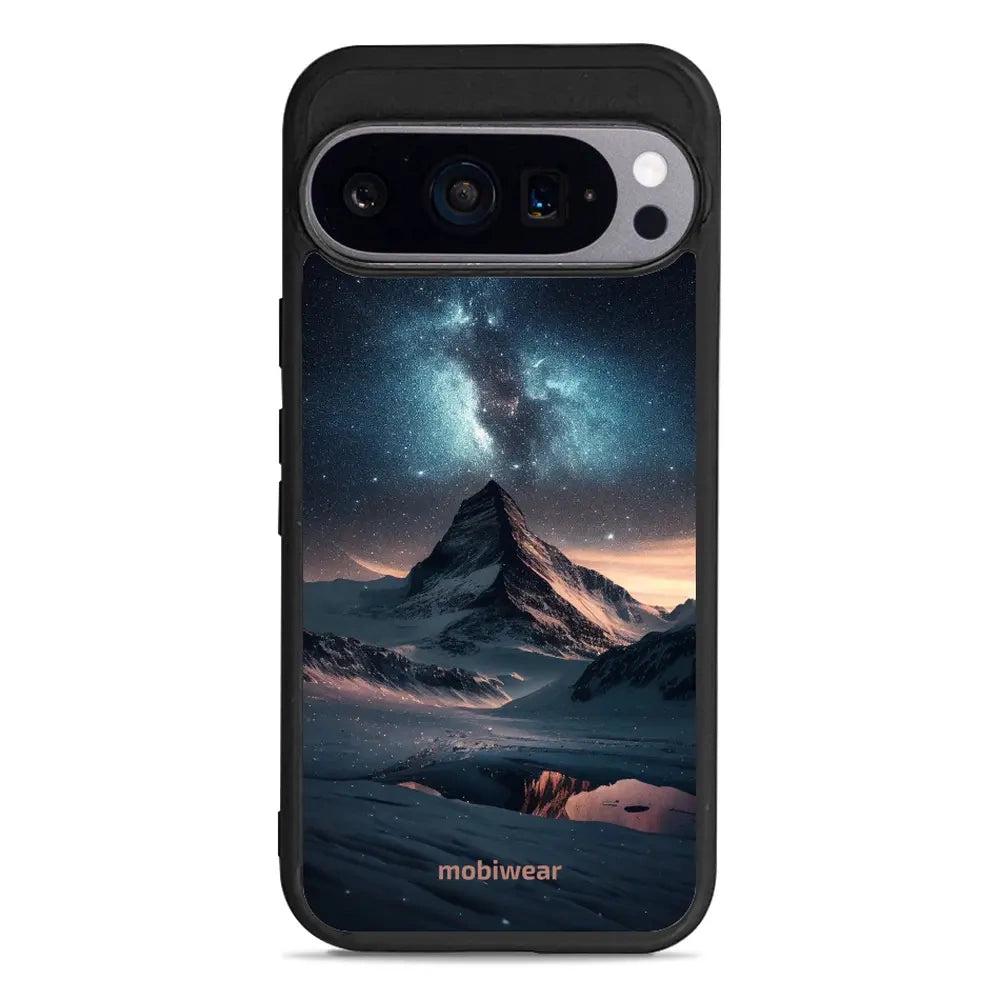 Handyhülle für Google Pixel 9 Pro, Mobiwear Glossy Case, Nachtberg