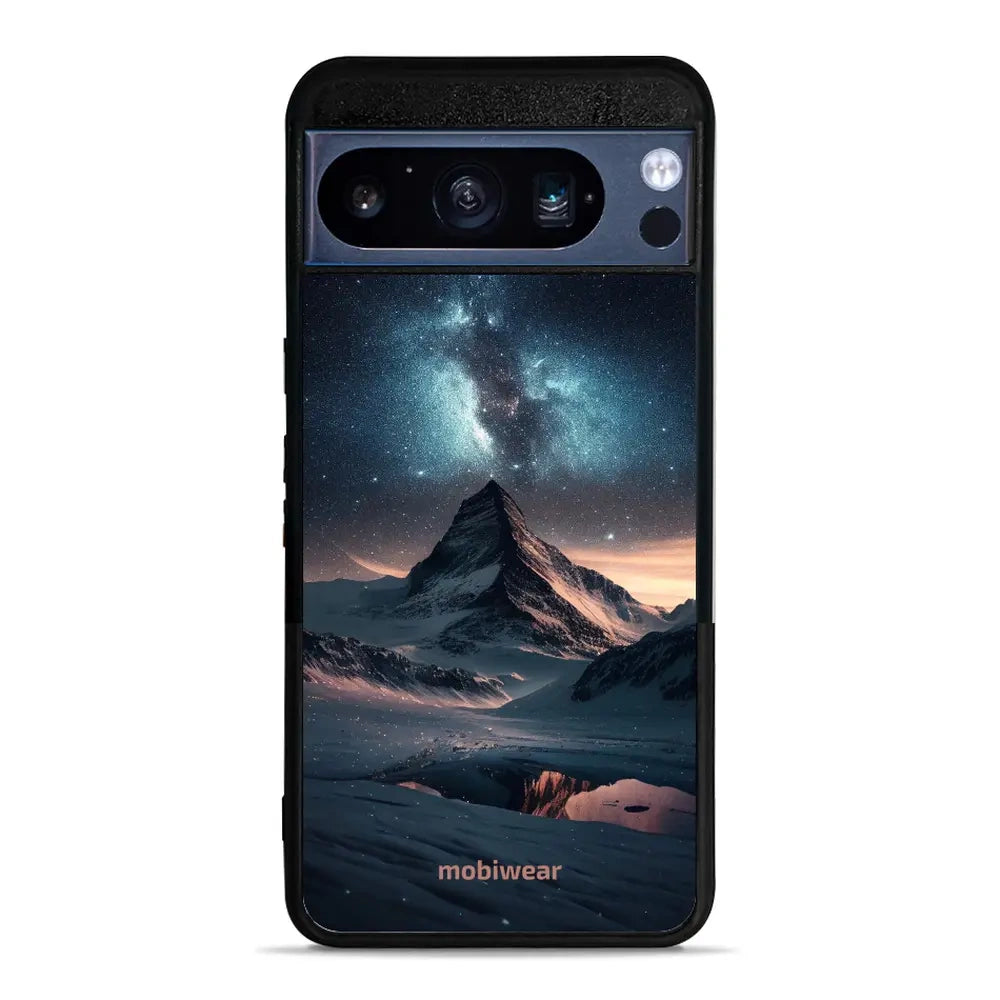 Handyhülle für Google Pixel 8 Pro, Mobiwear Glossy Case, Nachtberg