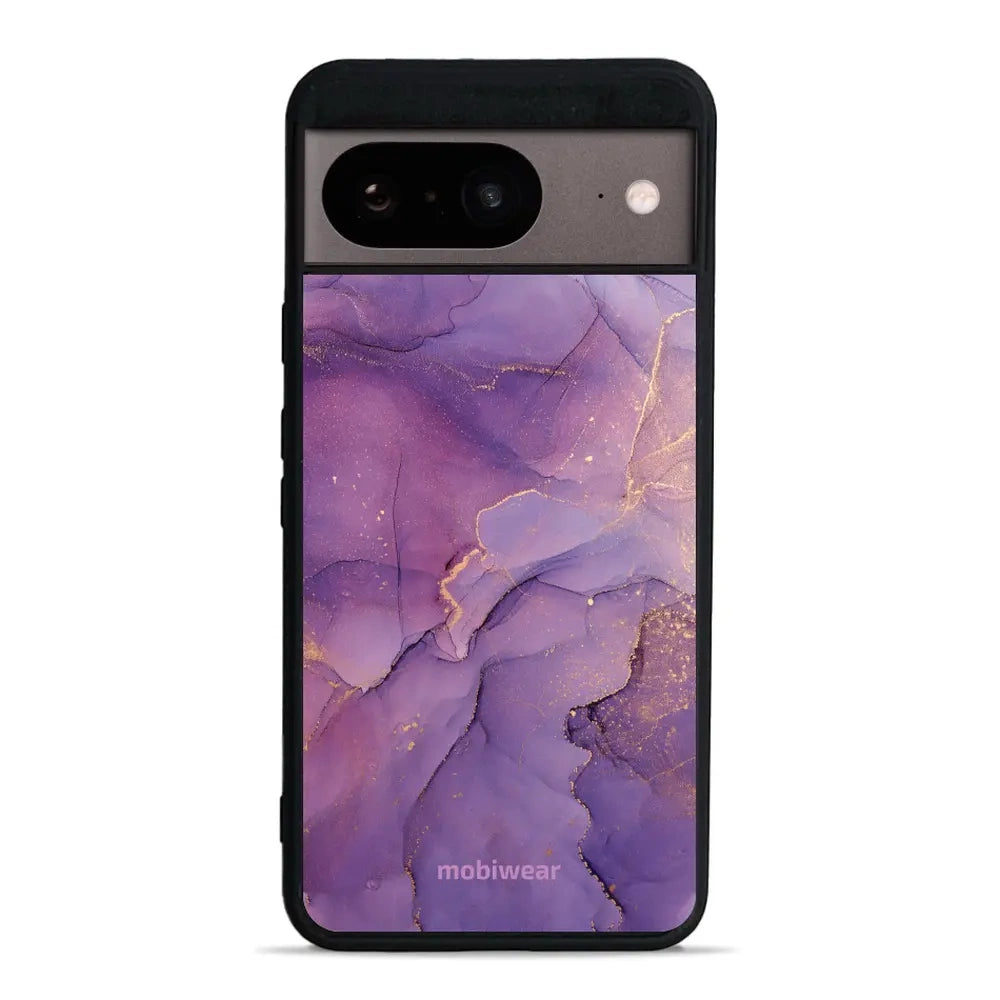 Handyhülle für Google Pixel 8, Mobiwear Glossy Case, Violett