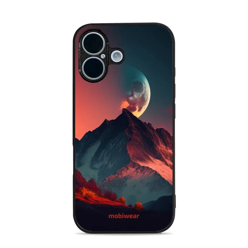 Handyhülle für iPhone 17, Mobiwear Glossy Case, Gebirgsdämmerung