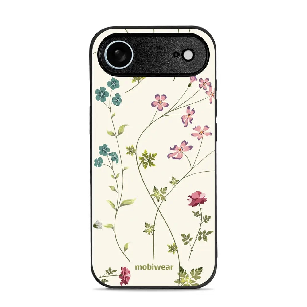 Handyhülle für iPhone Air, Mobiwear Glossy Case, Idyllische Blüte