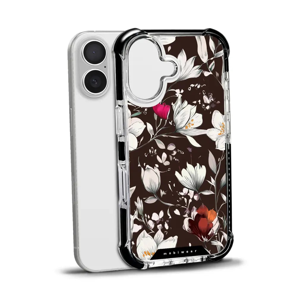 Handyhülle für iPhone 17 mit MagSafe, Mobiwear Elite Bumper, Nachtstrauß