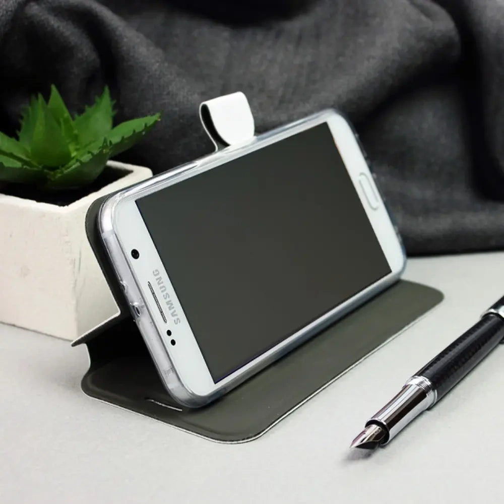 Handyhülle mit klappe für iPhone 17, Mobiwear Book, Blumenstrauß
