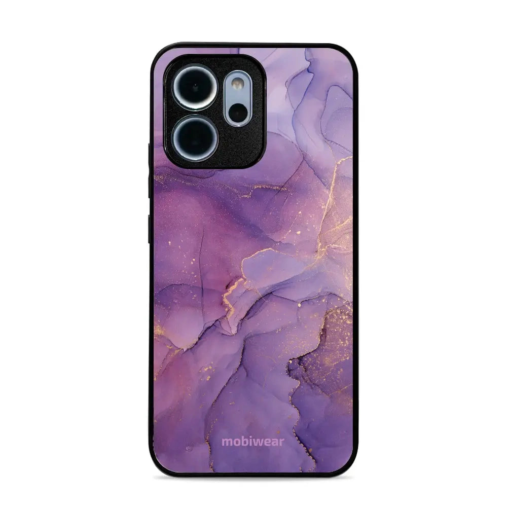 Handyhülle für Oppo Reno 14 F, Mobiwear Glossy Case, Violett