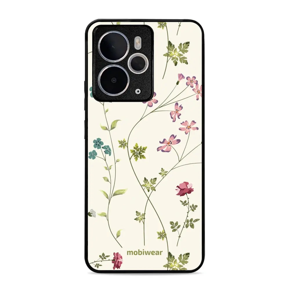 Handyhülle für Realme 14 5G, Mobiwear Glossy Case, Idyllische Blüte
