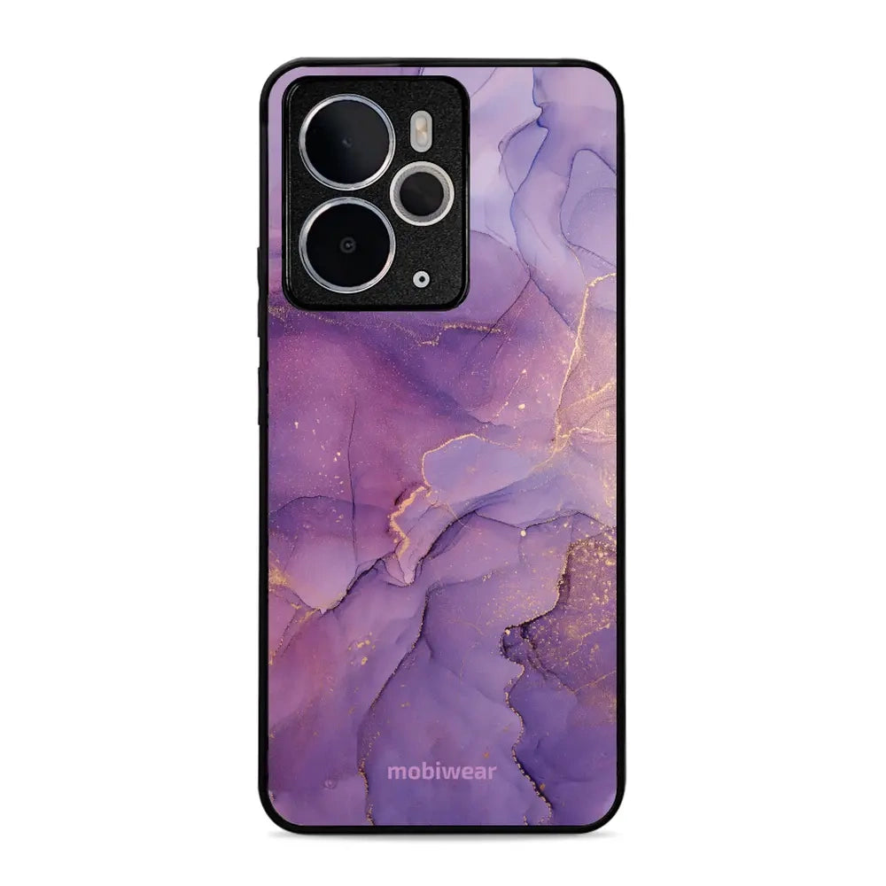 Handyhülle für Realme 14 5G, Mobiwear Glossy Case, Violett