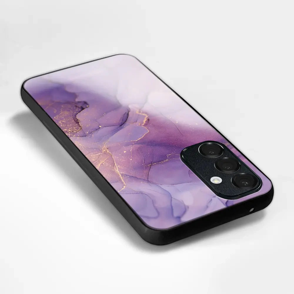 Handyhülle für Realme 14 5G, Mobiwear Glossy Case, Violett