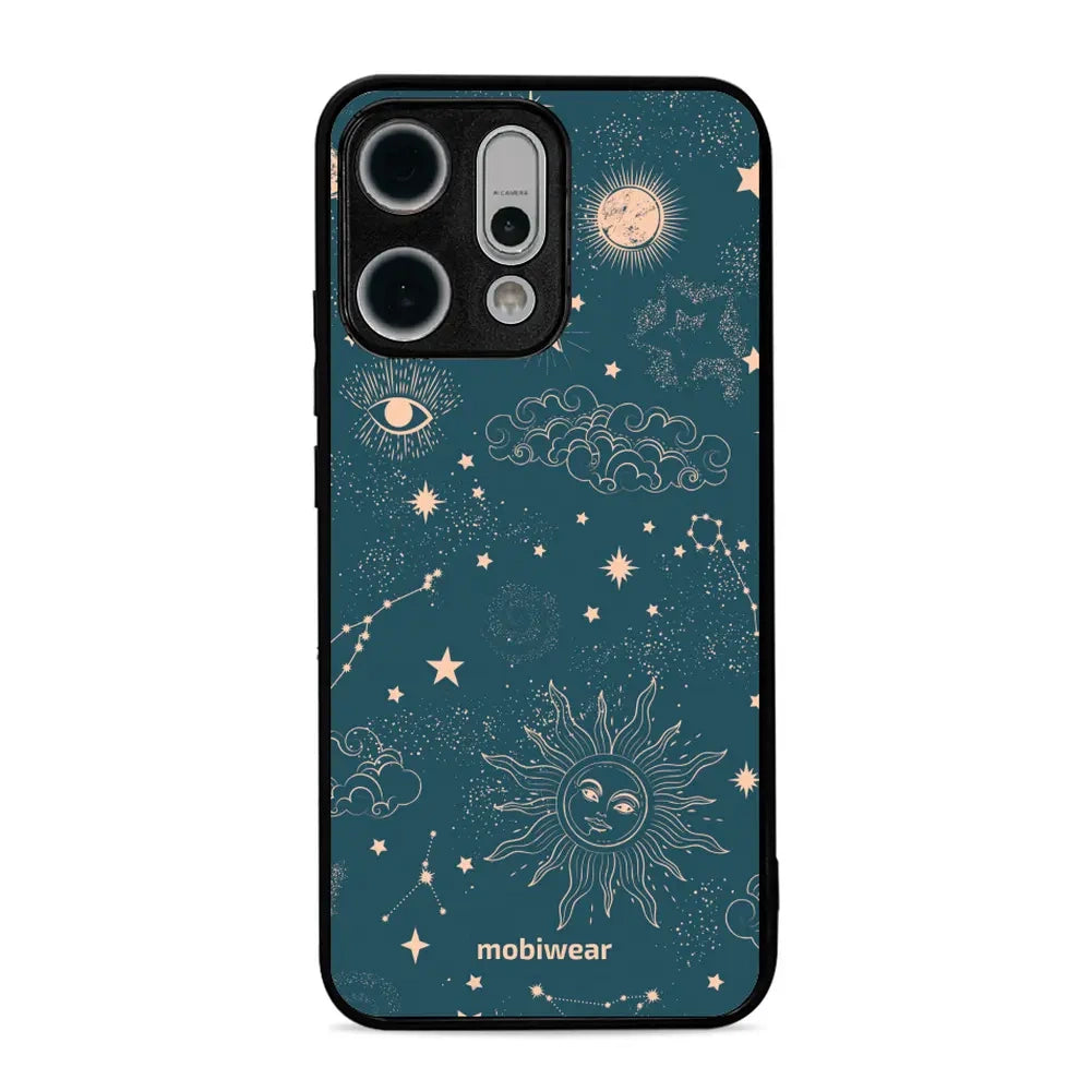 Handyhülle für Oppo Reno 14, Mobiwear Glossy Case, Astraler Staub