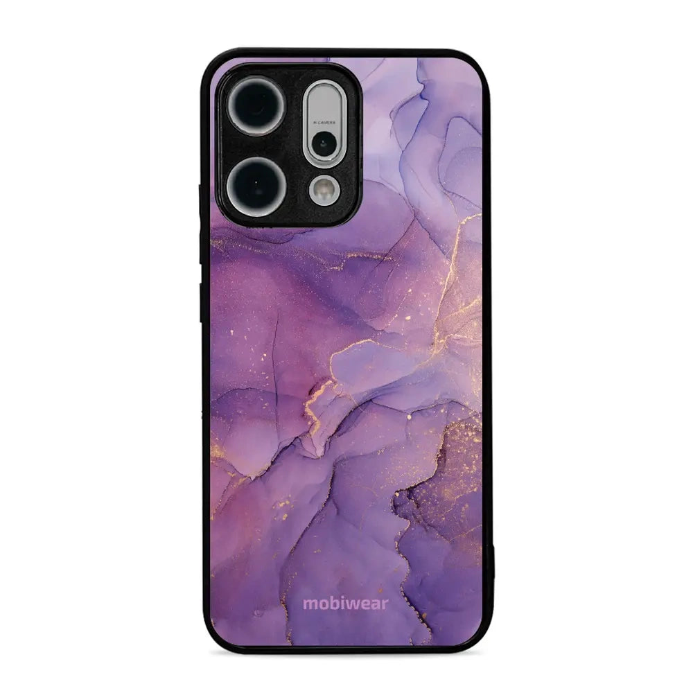 Handyhülle für Oppo Reno 14, Mobiwear Glossy Case, Violett