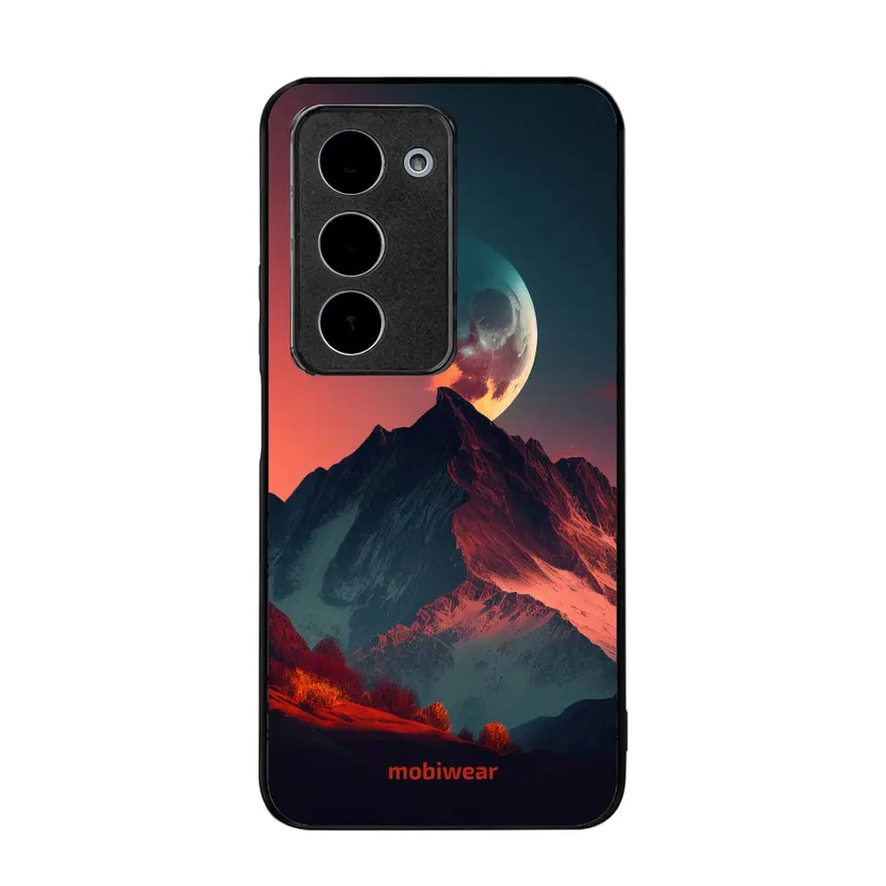 Handyhülle für Xiaomi Redmi 15 5G, Mobiwear Glossy Case, Gebirgsdämmerung