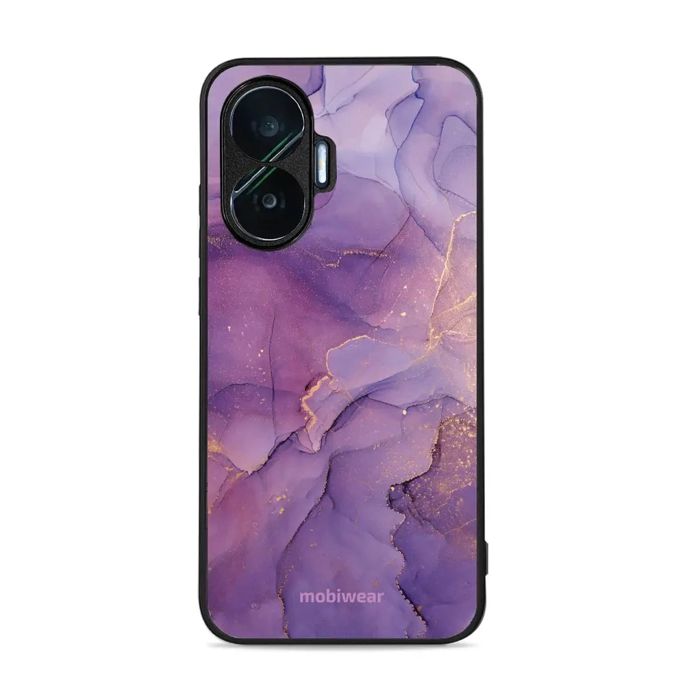 Handyhülle für Xiaomi POCO F7, Mobiwear Glossy Case, Violett