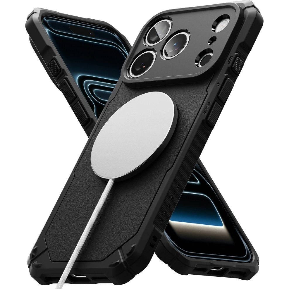 Handyhülle für iPhone 18 Pro Max / 17 Pro Max, Ringke Rugged Gear Magnetic, Schwarz (4/8)