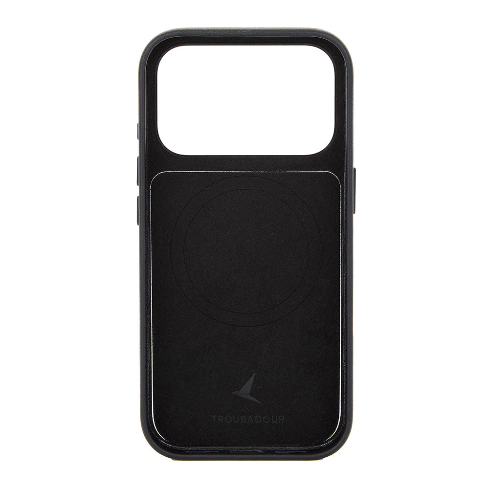 Lederhülle mit modularer Rückseite Troubadour Modular Leather Case für MagSafe für iPhone 18 Pro, Schwarz (5/9)