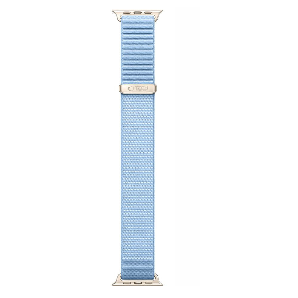 Armband für Apple Watch 44/45/46/49 mm, Tech Protect Nylon Pro, Blau (4/7)