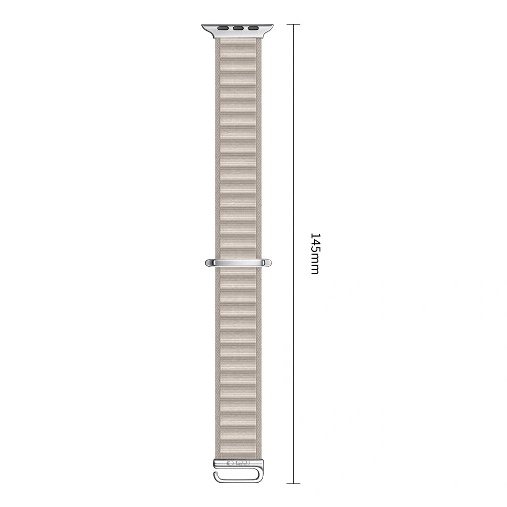 Armband für Apple Watch 49/46/45/44 mm, Tech Protect Nylon Pro, Beige (5/9)