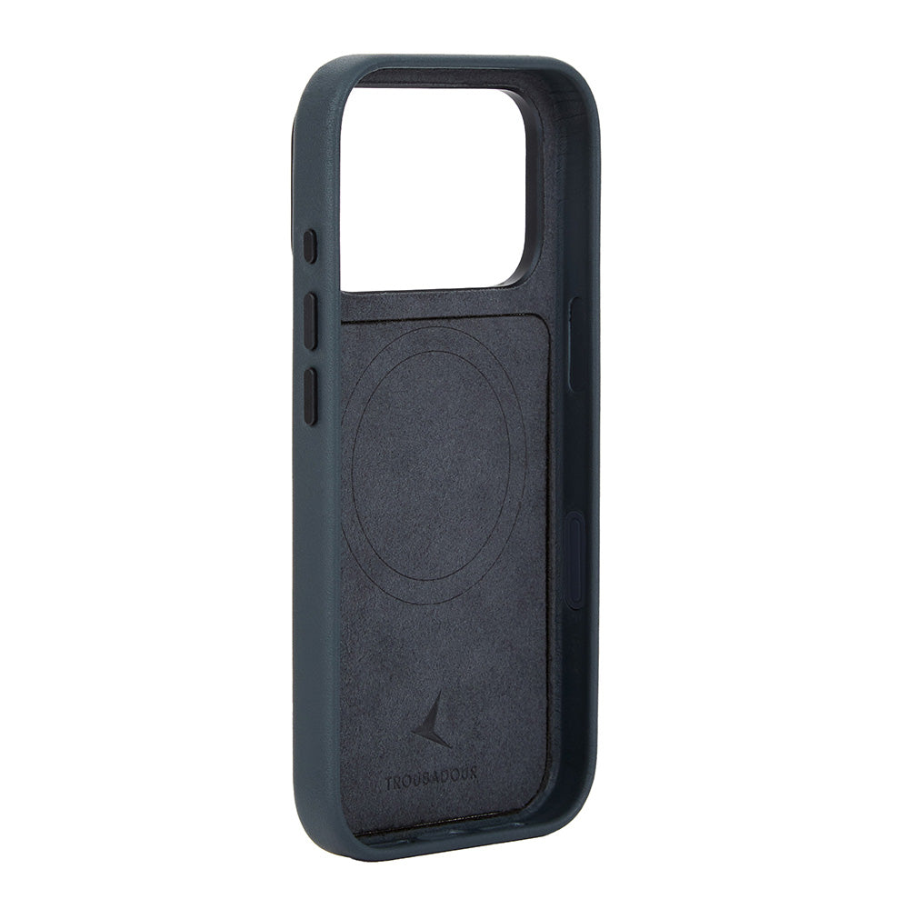 Lederhülle mit modularer Rückseite Troubadour Modular Leather Case für MagSafe für iPhone 18 Pro, Graphit (5/9)