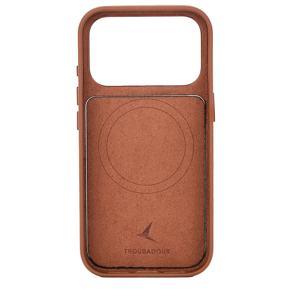 Lederhülle mit modularer Rückseite Troubadour Modular Leather Case für MagSafe für iPhone 18 Pro, Braun (5/9)