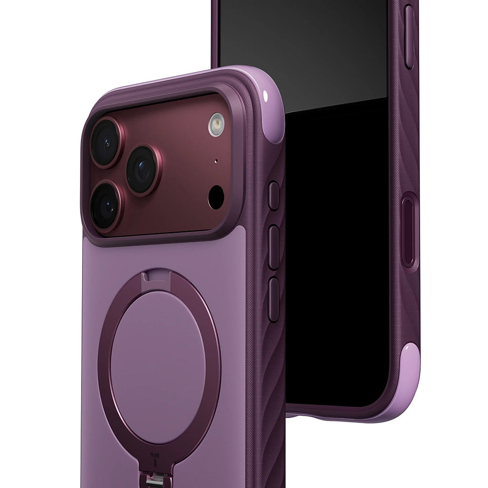 Handyhülle für iPhone 18 Pro Max / 17 Pro Max Torras Ostand Q3 Rugg, Violett (4/7)