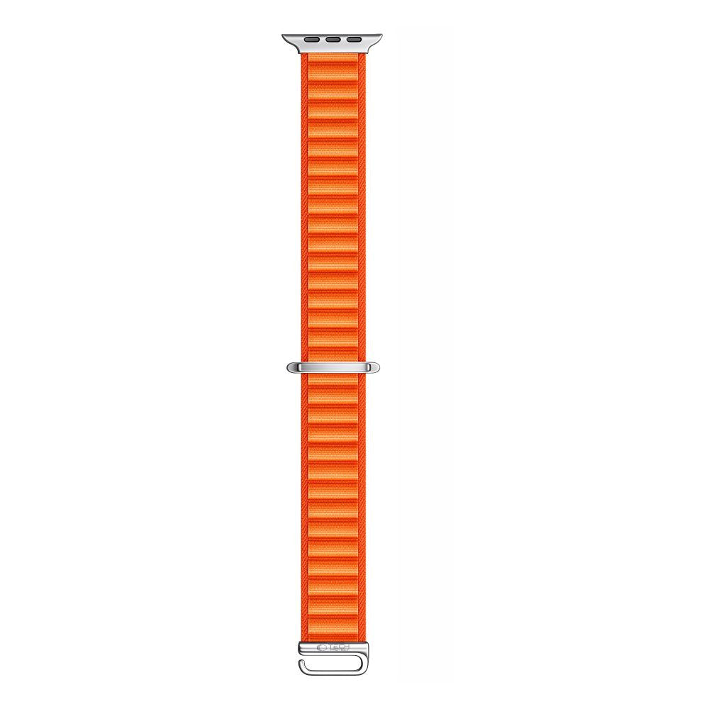 Armband für Apple Watch 49/46/45/44 mm, Tech Protect Nylon Pro, Orange (4/8)