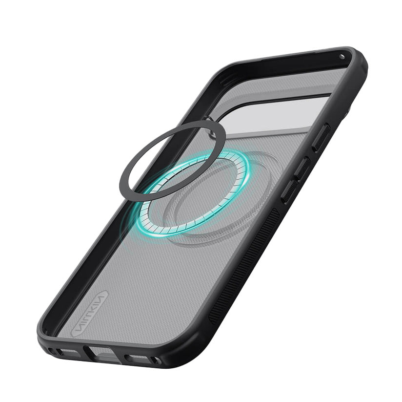 Handyhülle für Google Pixel 11 Pro XL, Nillkin Frosted Shield Pro Magnetic mit MagSafe, Geräuchert mit schwarzem Rahmen (4/12)