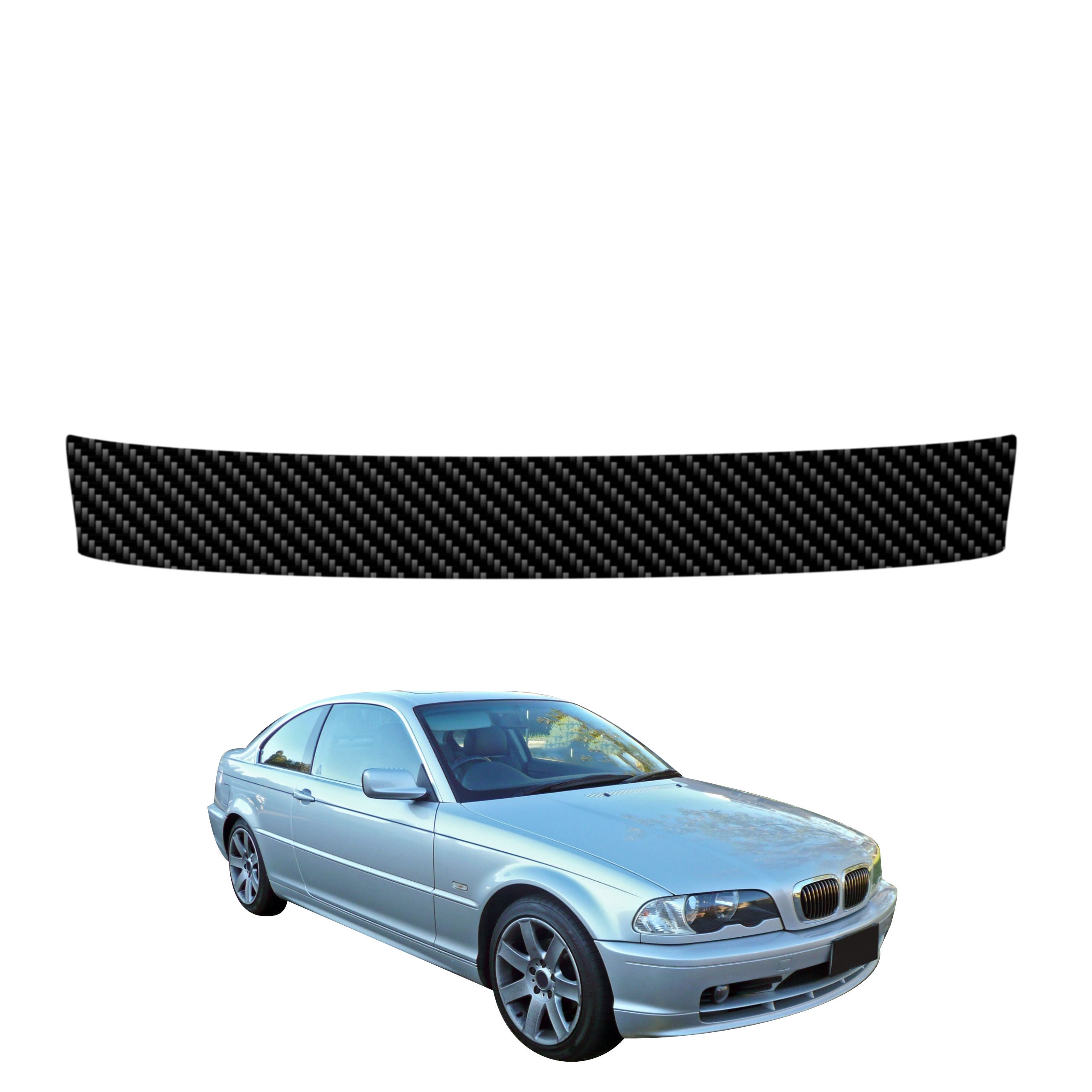 Kohlenstoff Schutzfolie Grizz Protector für Ladekante - BMW 3 E46 Coupe Pre-LCI (1999-2002)