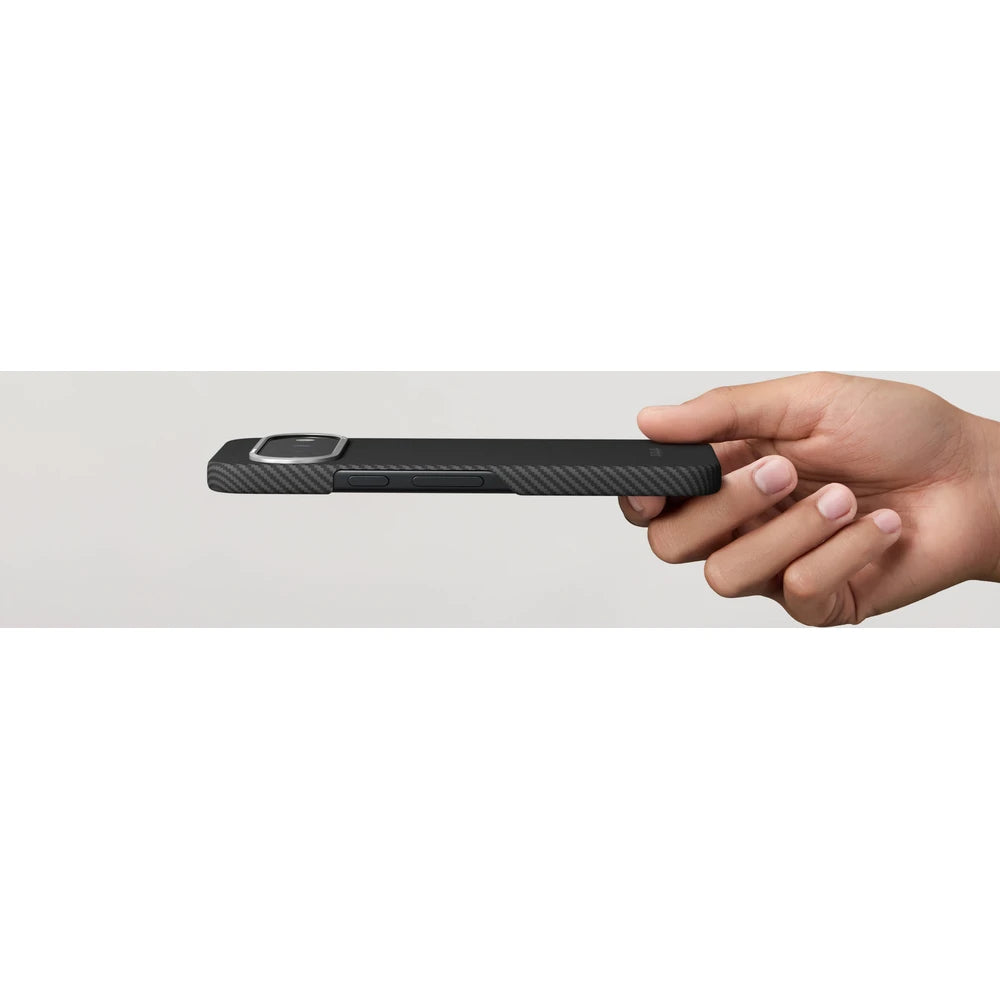 Aramid Handyhülle für Google Pixel 11, PITAKA Ultra-Slim Case mit MagSafe, Schwarz-Grau (3/14)