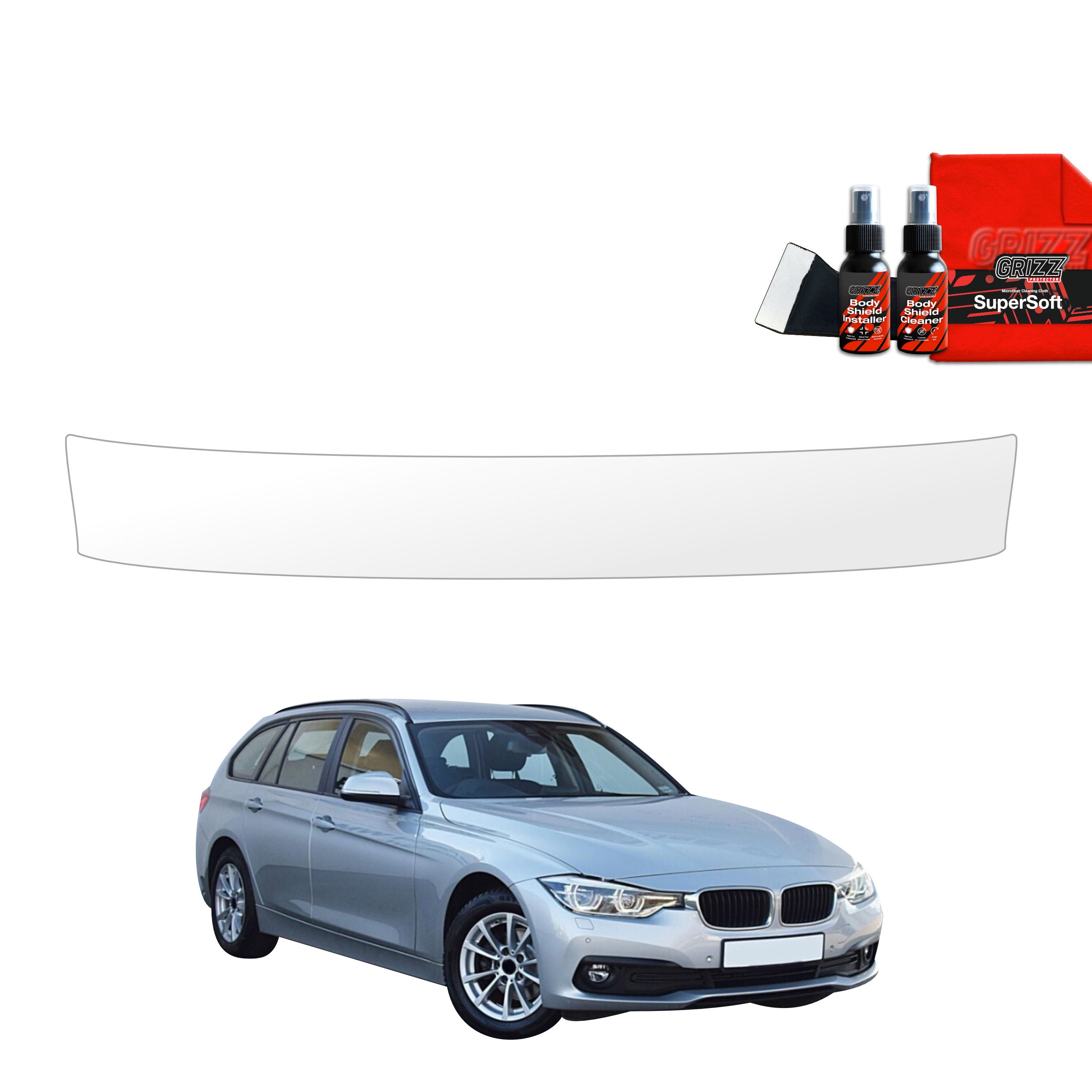Schutzfolie Grizz Protector für Ladekante - BMW 3 F31 Kombi LCI (2015-2018)