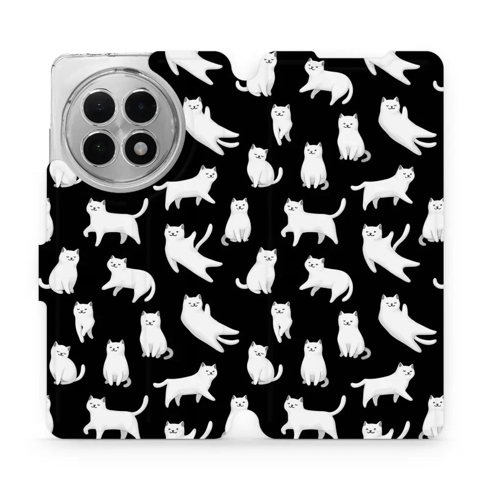 Handyhülle mit klappe für OnePlus 13R, Mobiwear Book, Luna-Kätzchen