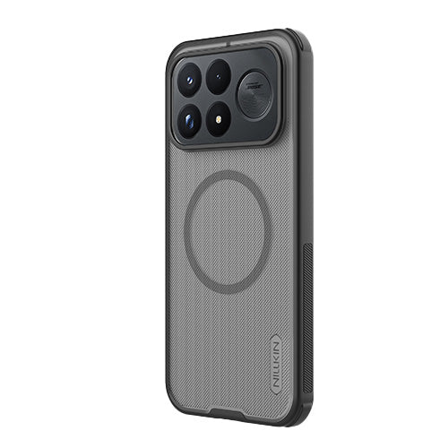 Handyhülle für Xiaomi POCO F9 Ultra, Nillkin Frosted Shield Pro Magnetic mit MagSafe, Geräuchert mit schwarzem Rahmen (2/8)