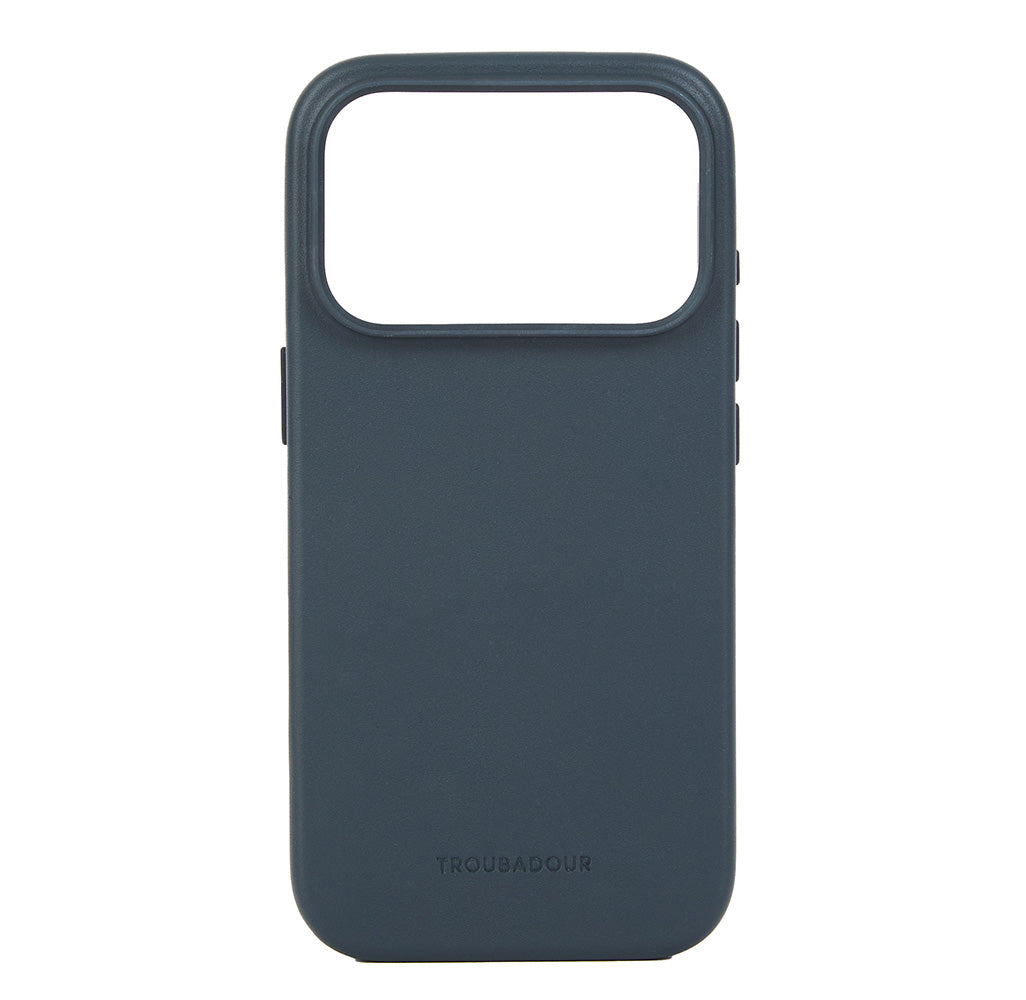 Handyhülle für iPhone 18 Pro, Troubadour Full Leather Case für MagSafe, Graphit (5/9)