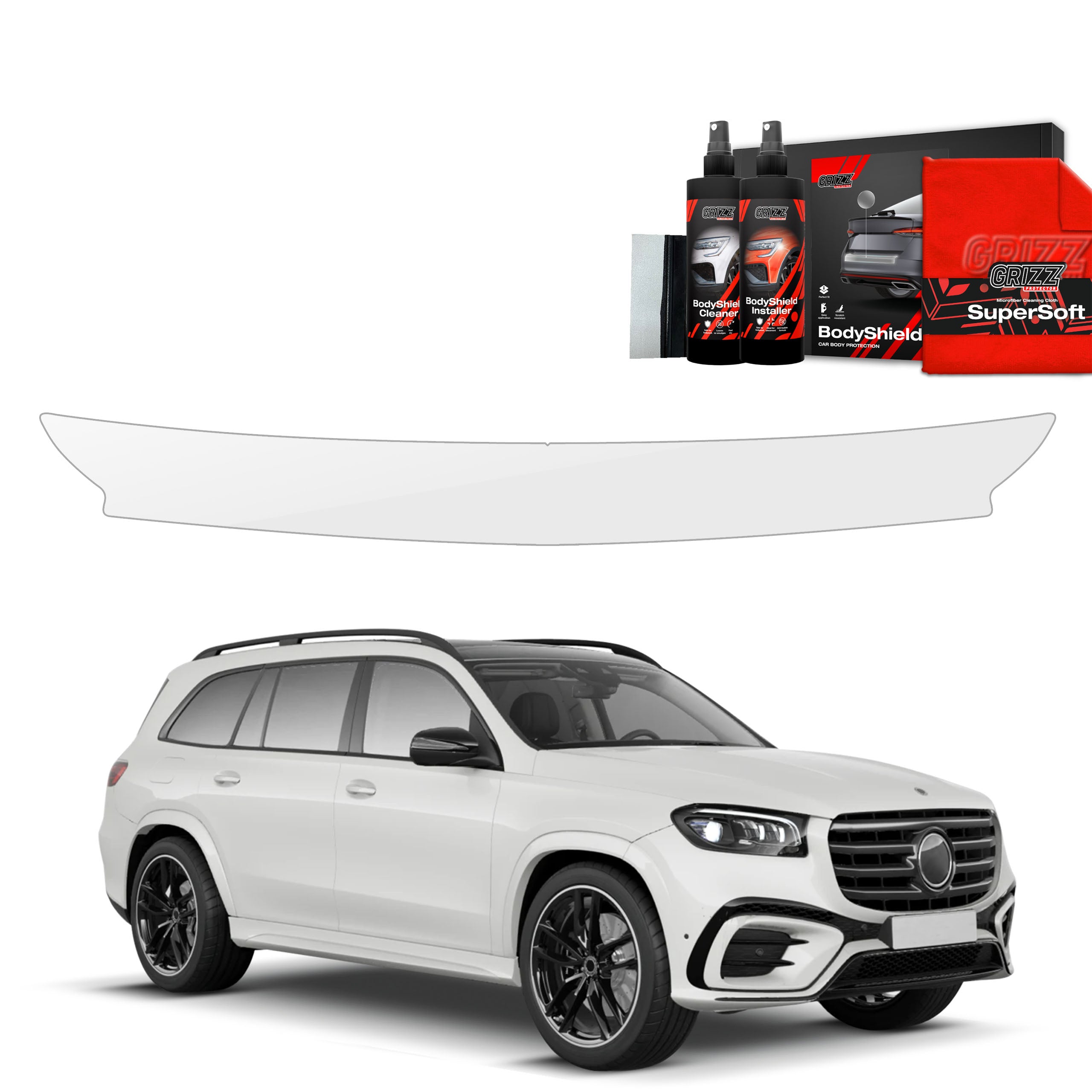 Schutzfolie Grizz Protector für Ladekante - Mercedes GLS 450d (2023-2025)