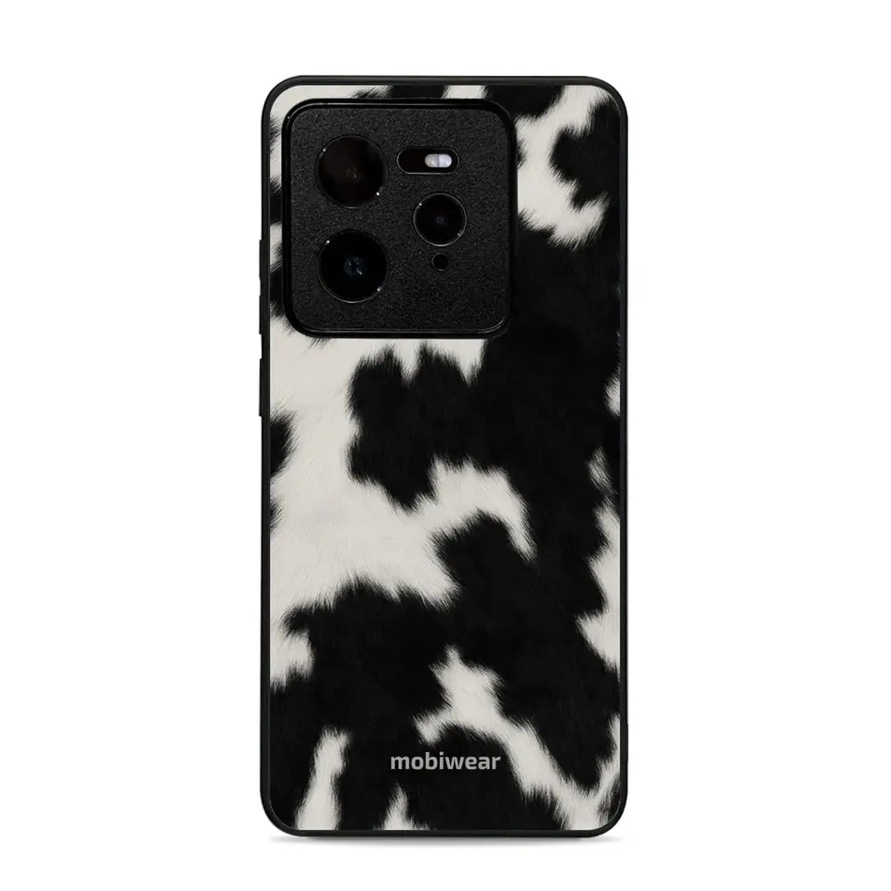 Handyhülle für Realme GT 7 Pro, Mobiwear Glossy Case, Kuhfell-Optik