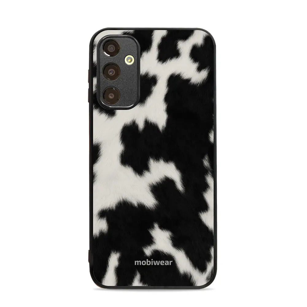 Handyhülle für Galaxy A25 5G, Mobiwear Glossy Case, Kuhfell-Optik