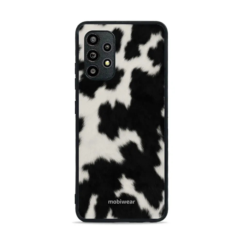 Handyhülle für Galaxy A32 4G, Mobiwear Glossy Case, Kuhfell-Optik