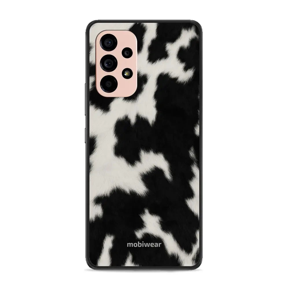 Handyhülle für Galaxy A53 5G, Mobiwear Glossy Case, Kuhfell-Optik
