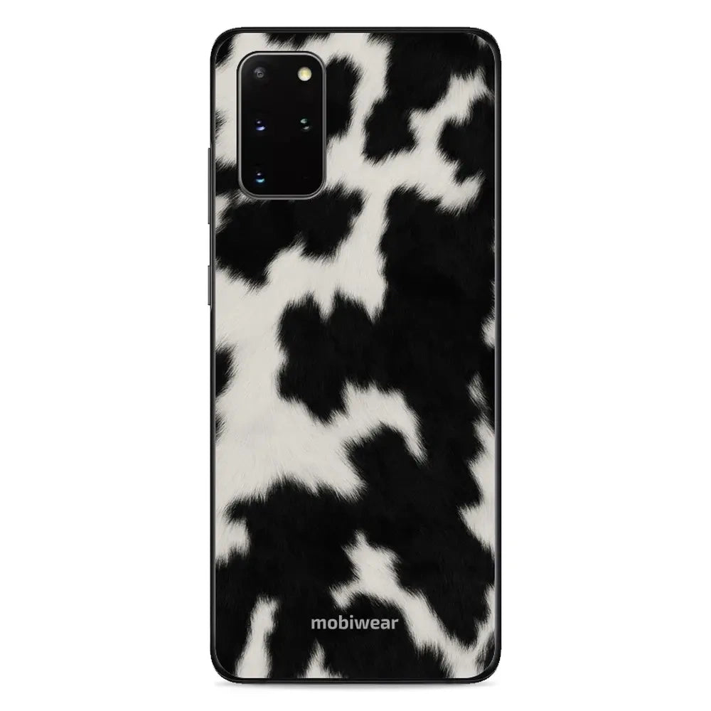 Handyhülle für Galaxy S20 Plus, Mobiwear Glossy Case, Kuhfell-Optik