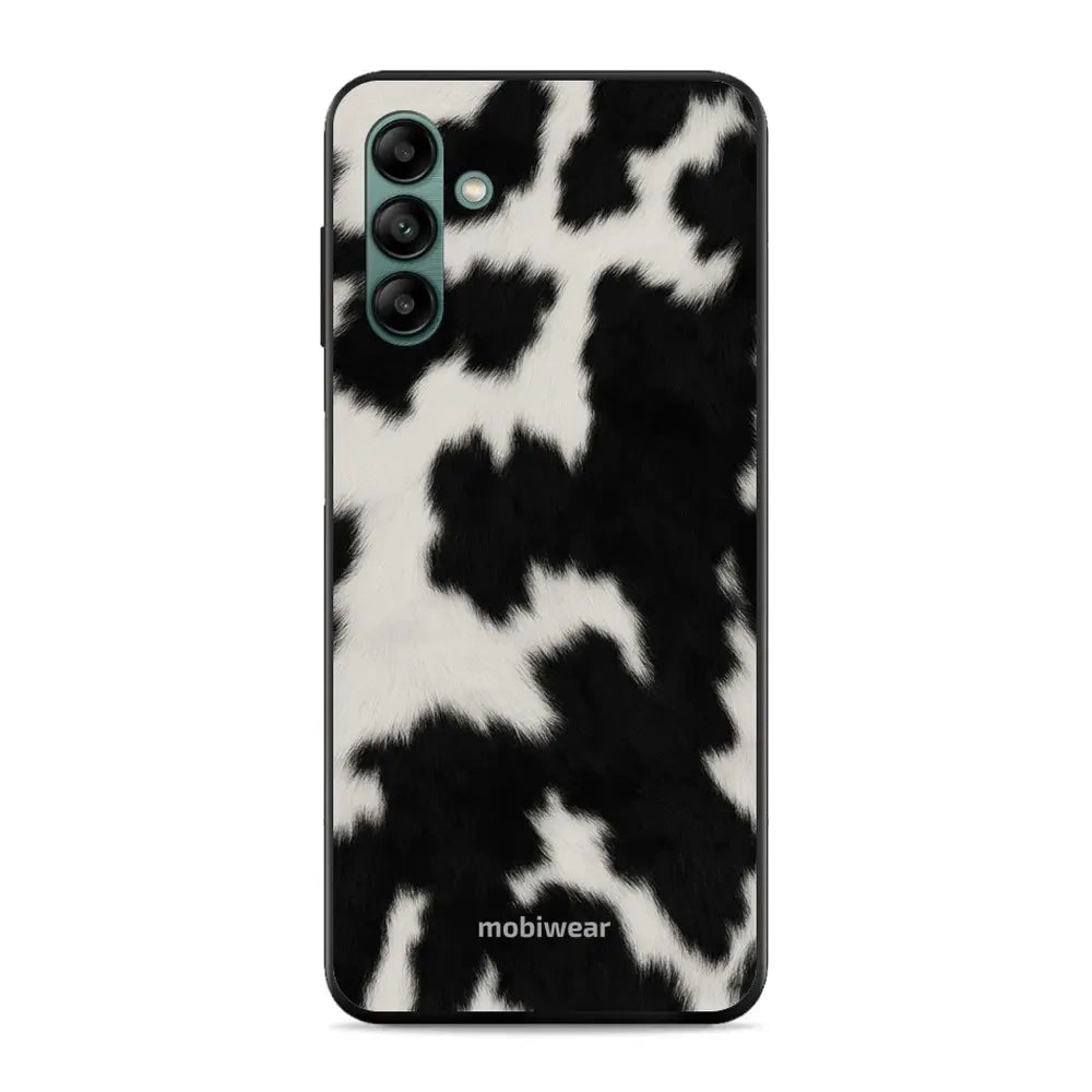 Handyhülle für Galaxy S25 Edge, Mobiwear Glossy Case, Kuhfell-Optik