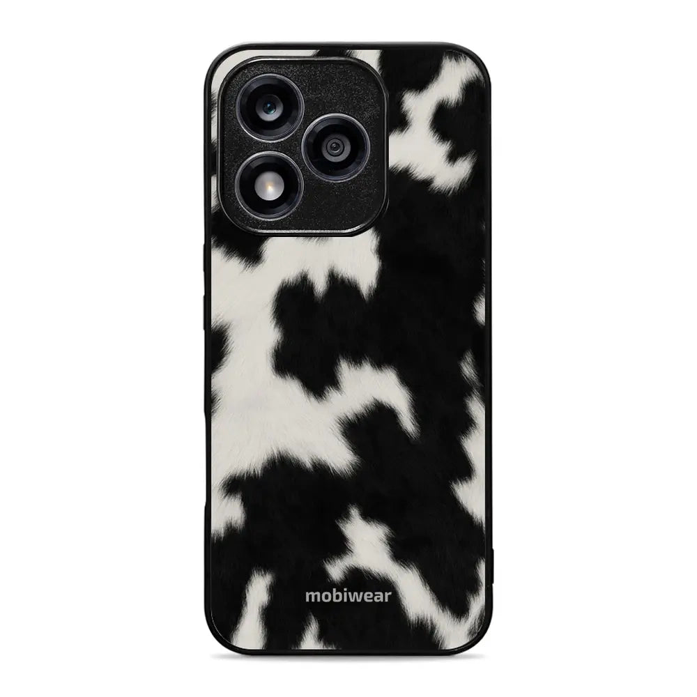 Handyhülle für Honor 400 Lite 5G, Mobiwear Glossy Case, Kuhfell-Optik