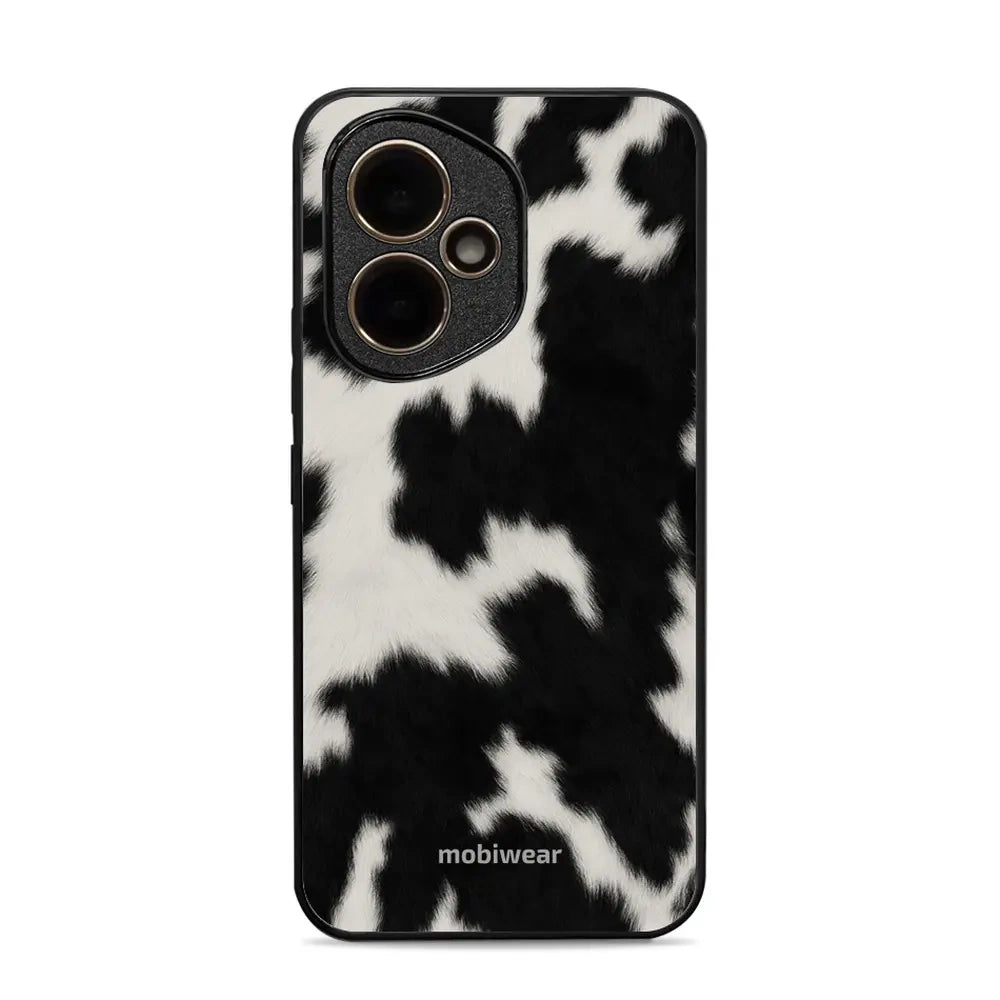 Handyhülle für Honor 400 5G, Mobiwear Glossy Case, Kuhfell-Optik