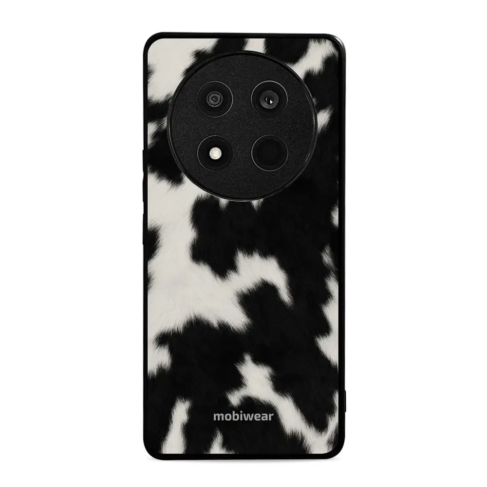 Handyhülle für Honor Magic7 Lite, Mobiwear Glossy Case, Kuhfell-Optik